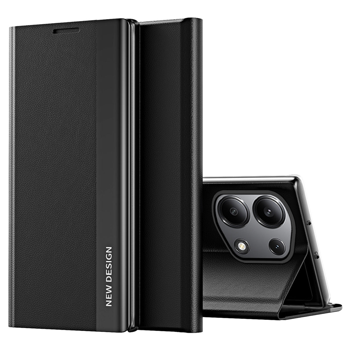 For Xiaomi Redmi Note 13 Pro 4G / Poco M6 Pro 4G Case Stand Scratchproof Leather Phone Cover For Xiaomi Redmi Note 13 Pro 4G / Poco M6 Pro 4G Case Stand Scratchproof Leather Phone Cover